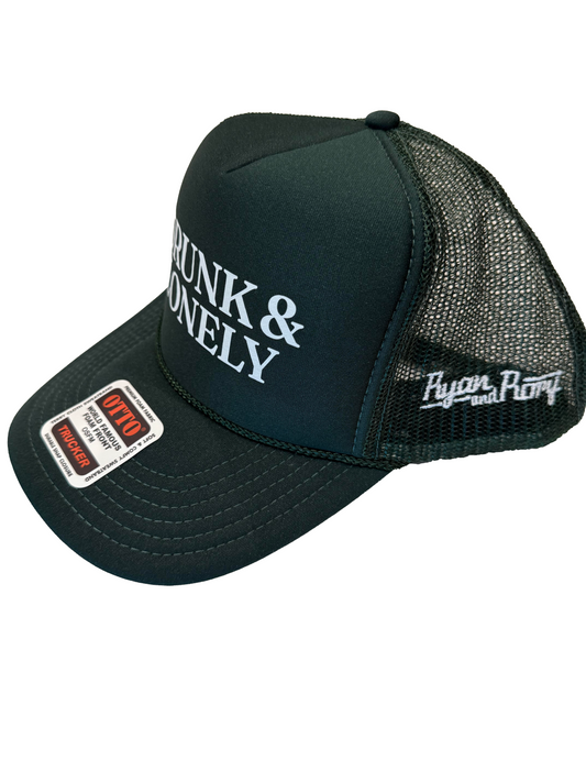 Drunk & Lonely Trucker Hat