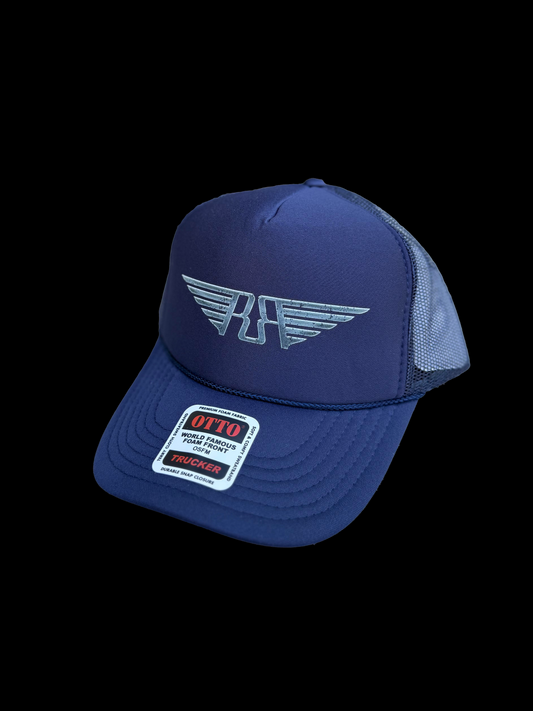 Navy Trucker Hat